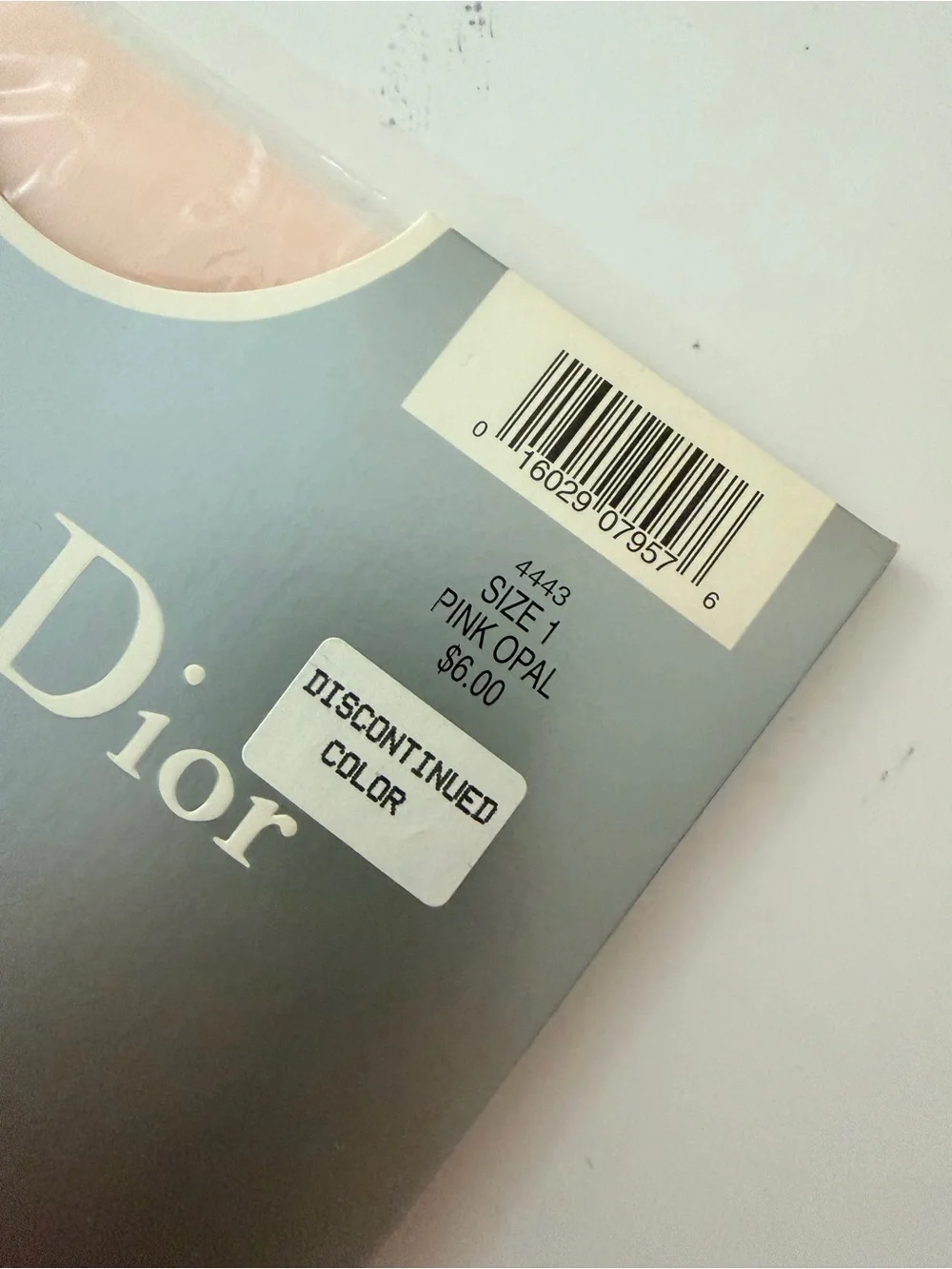 Christian Dior Diorissimo Pantyhose Ultra Sheer Size 1 Pink Opal